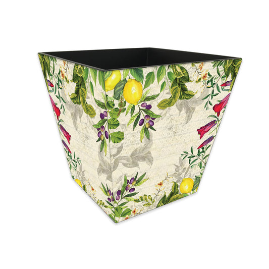 Lemon Lush Dustbin