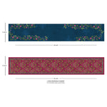 Lotus Jaal Reversible Table Runner