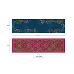 Lotus Jaal Reversible Table Runner