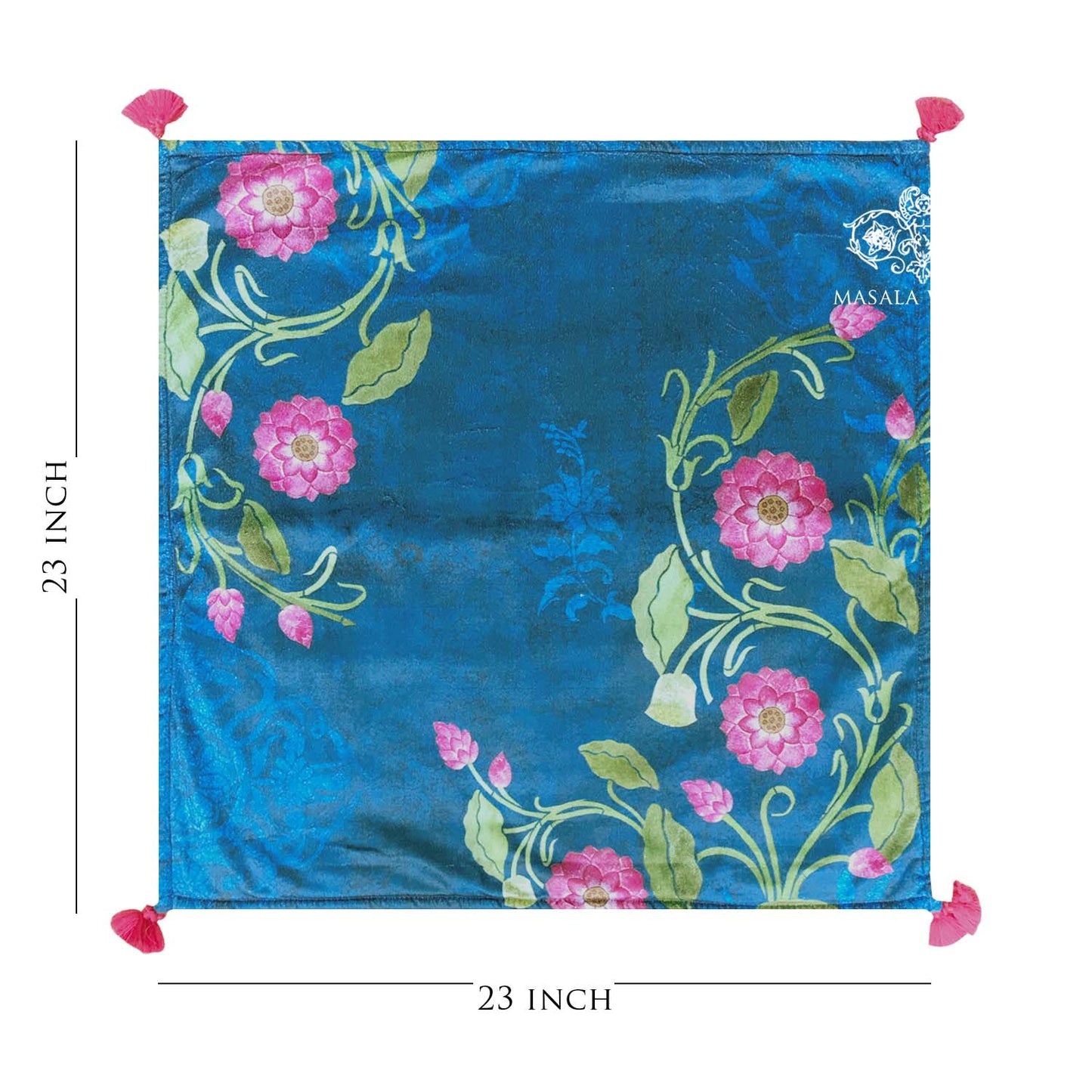 Lotus Jaal Puja Mats/ Prayer Mat (set of 2)