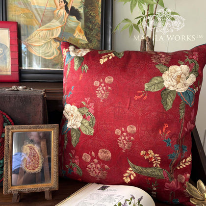 Indian Mogra Cushion cover