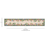 Monochrome Meadow Cotton Table Runner