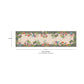 Monochrome Meadow Cotton Table Runner