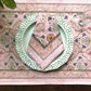 Blush Floral Set Of 6 Table Napkins
