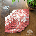 Paisley Set Of 6 Table Napkins