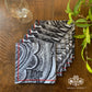 B&W Paisley Set Of 6 Table Napkins