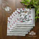 Little Chintz Flowers Set Of 6 Table Napkins