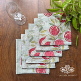 Pom Royale Set Of 6 Table Napkins