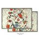 Ikat Chintz Fabric Table mats (set of 2)