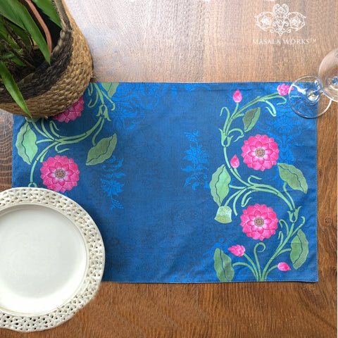 Lotus Jaal Fabric Table mats (set of 2)