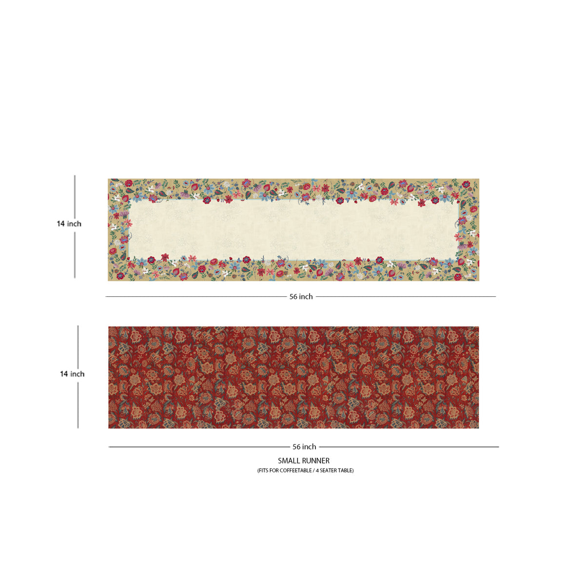 Orcher Border Reversible Table Runner
