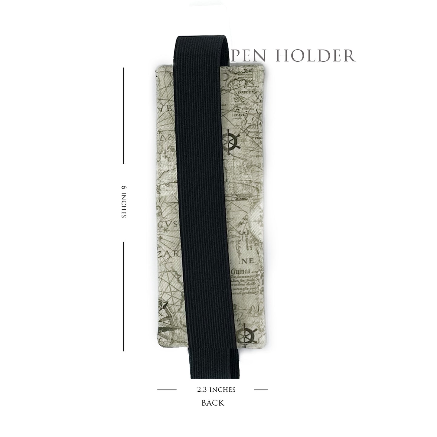 Nautical Map Pen Pouch