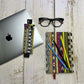 Striped Ikat Pen Pouch