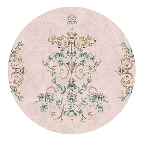 Pale florids Round Tablemat