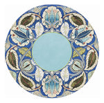 Azure Foliage Round Tablemat