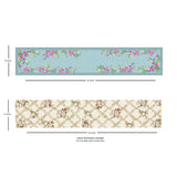 Retro Blooms  Reversible Table Runner