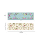 Retro Blooms  Reversible Table Runner