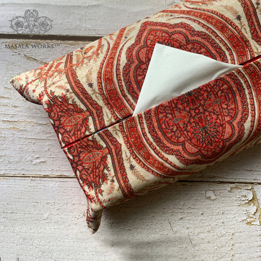 Paisley Jaal Fabric Tissue Box Cover
