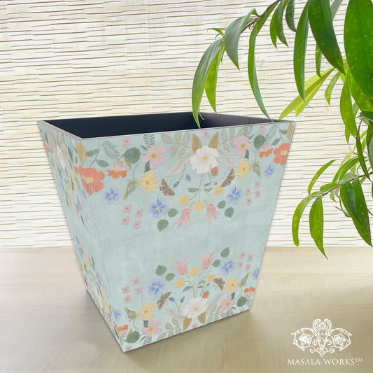 Pale Blossom Dustbin