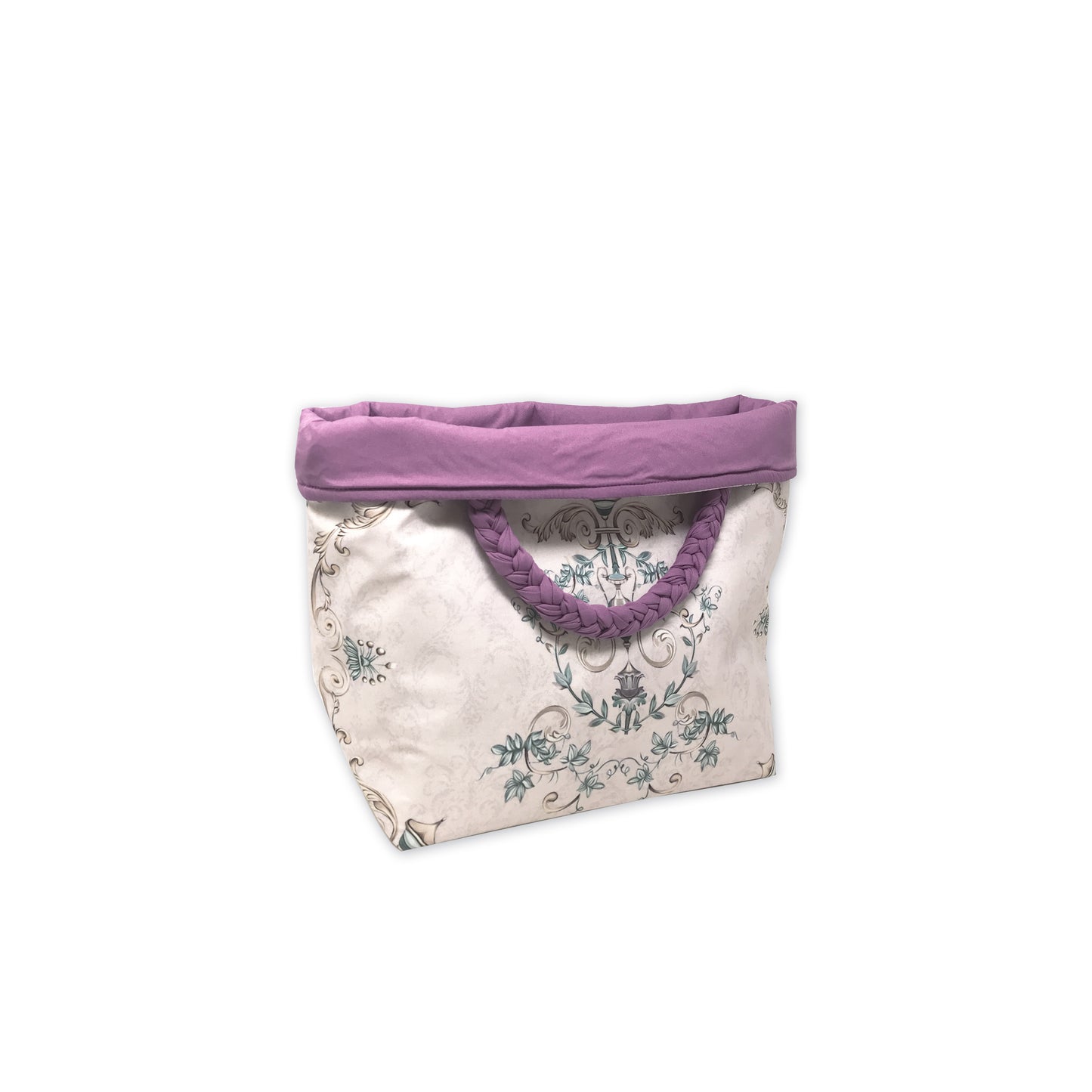 Pale Florids Roll down Bag/Basket