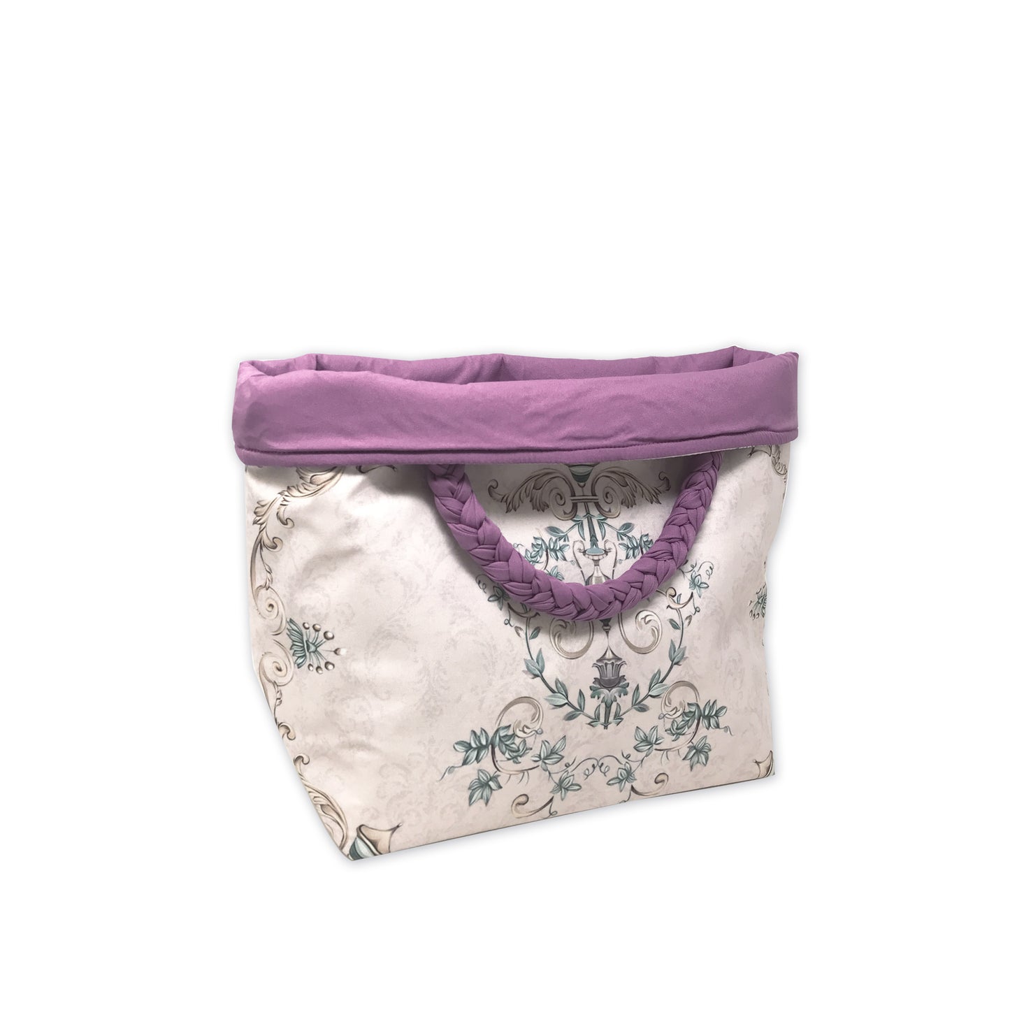 Pale Florids Roll down Bag/Basket