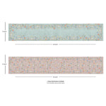 Pale Blossom Reversible Table Runner