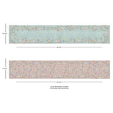 Pale Blossom Reversible Table Runner
