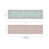 Pale Blossom Reversible Table Runner