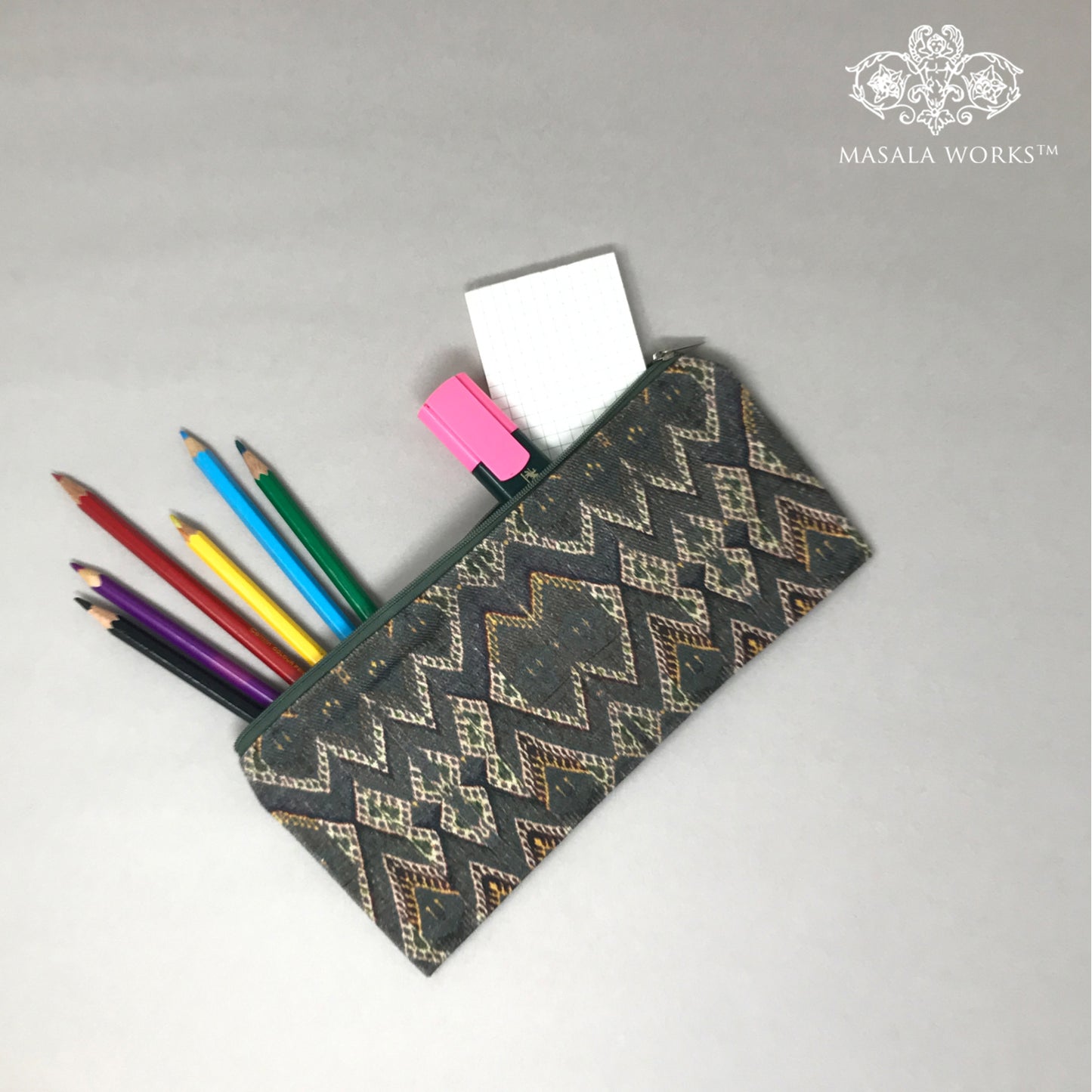 Classic Ikat Pouch