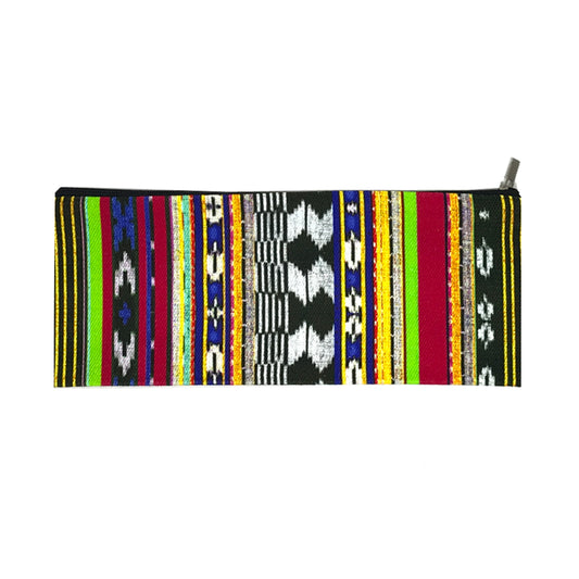 Striped Ikat Pouch