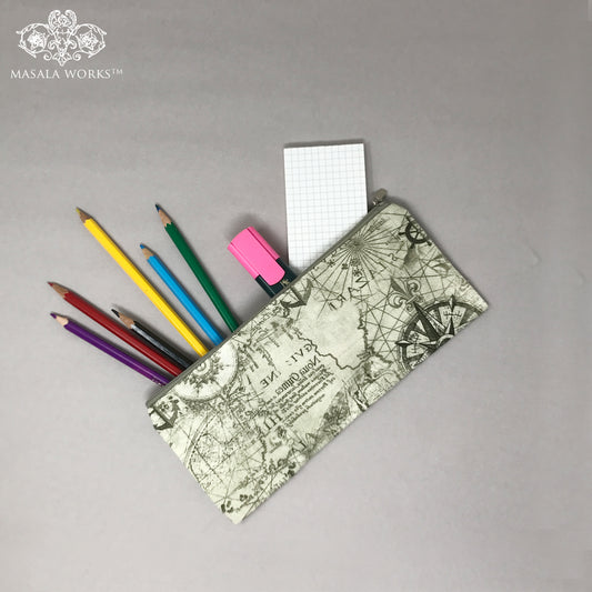 Nautical Map Pouch