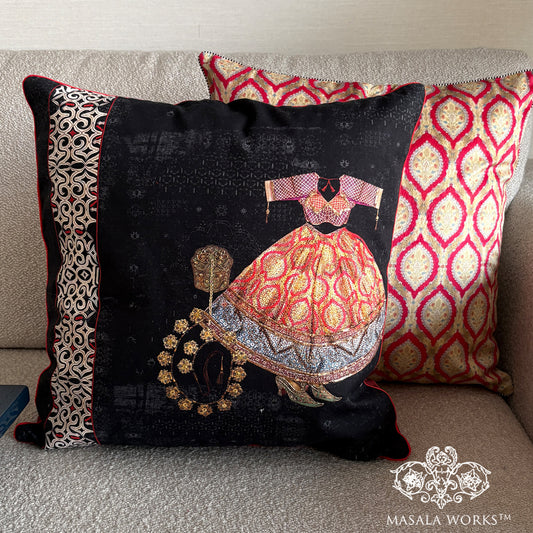 Royal Skirt Cushion Cover