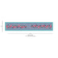 Stripes And Petal Cotton Table Runner