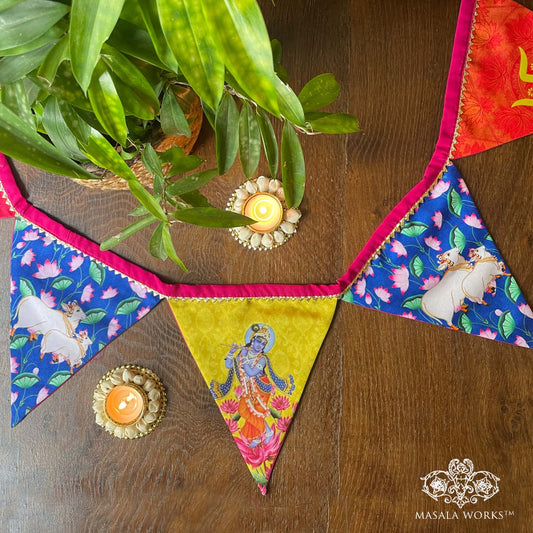 Shree Krishna Printed Toran / Bunting