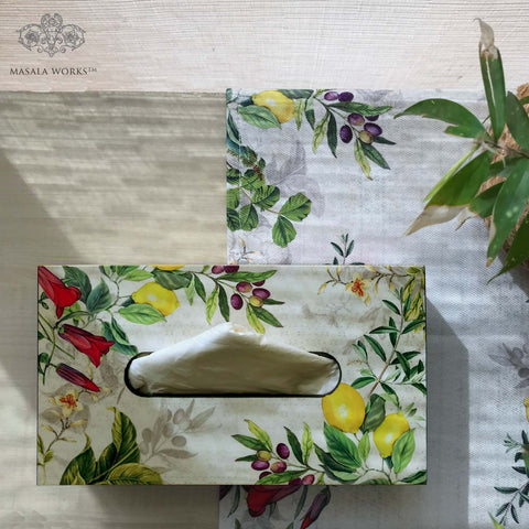 Lemon Lush Tissue Box