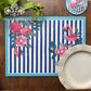 Stripes And Petal Tablemat