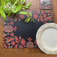 Pashmina Black Tablemat