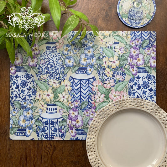Blue Pottery Tablemat