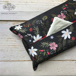 Midnight Blooms Fabric Tissue Box Cover