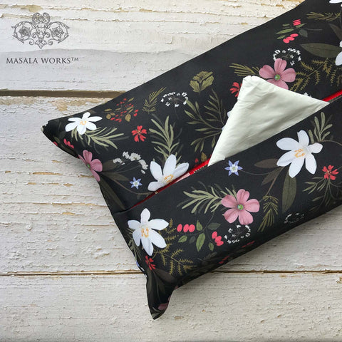 Midnight Blooms Fabric Tissue Box Cover