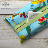 Tropical Fruit Canopy Fabric Tissue Box Cover