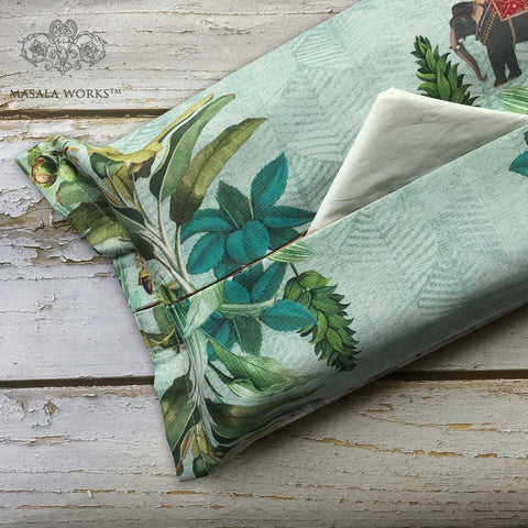 Tropical Elephant Fabric Tissue Box Cover