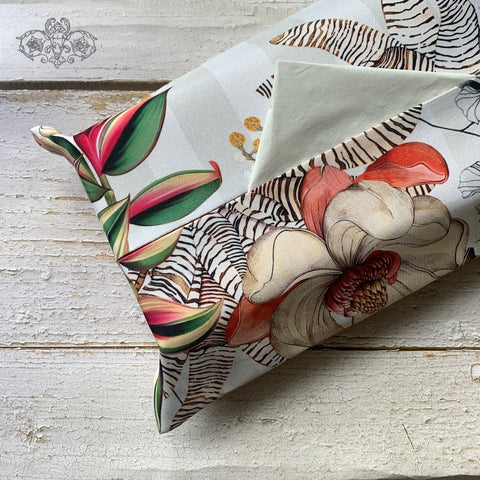 Tropical hues Fabric Tissue Box Cover