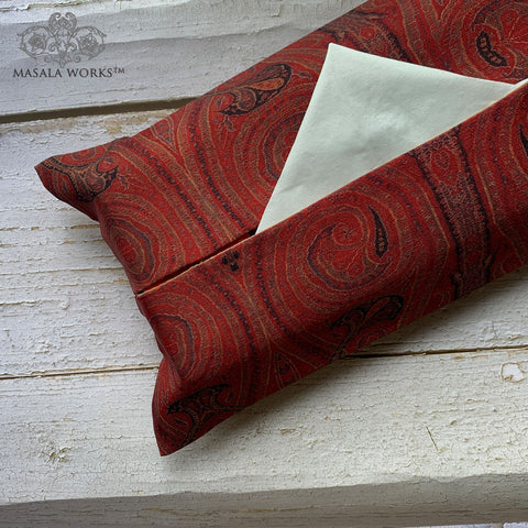 Paisley Jamavar Fabric Tissue Box Cover