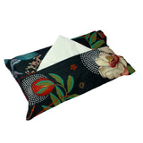 Midnight Foliage Fabric Tissue Box Cover