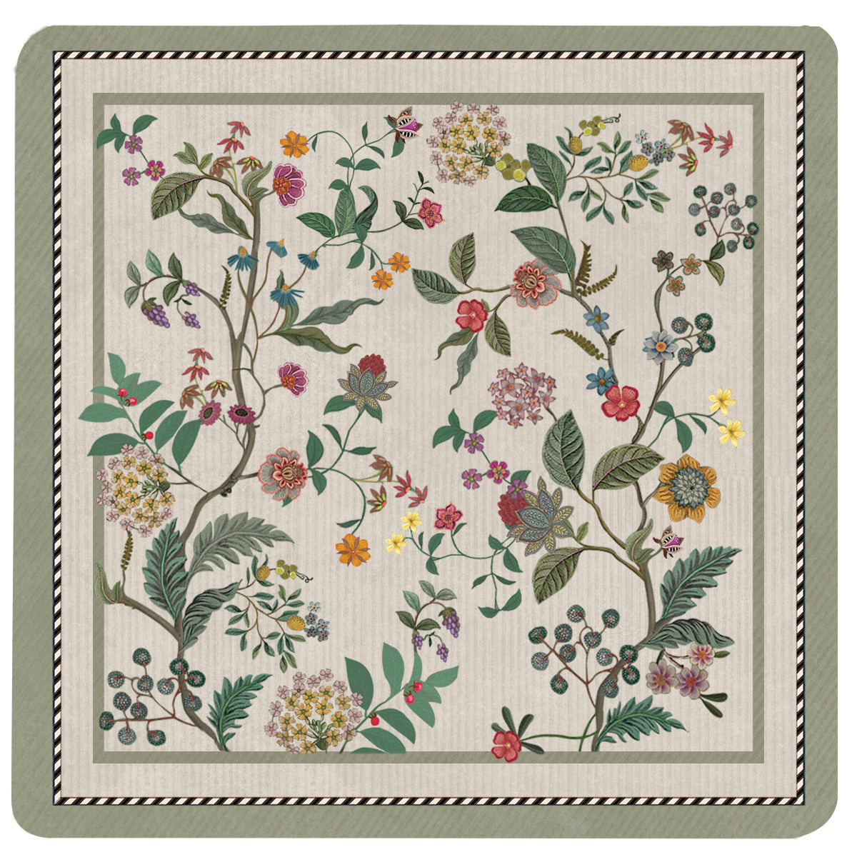 Little Chintz Flowers Trivet