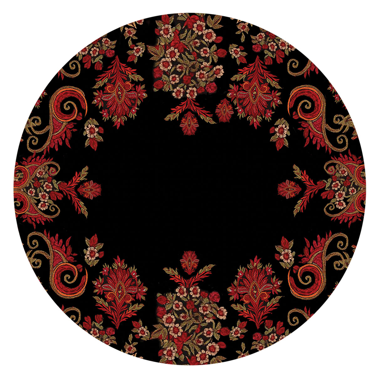 Black Pashmina Trivet