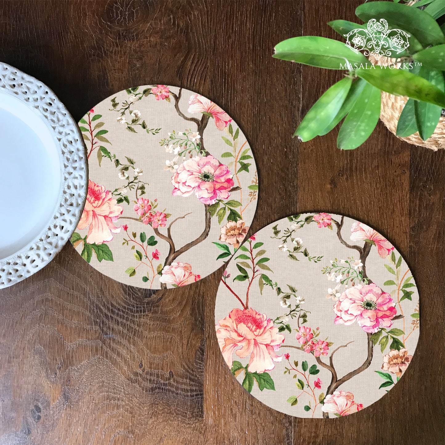 Peonys in Bloom Trivet