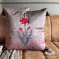 Tulip Opulence Embroidered Cushion Cover