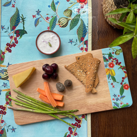 Tropical Fruit Canopy  Wooden Platter